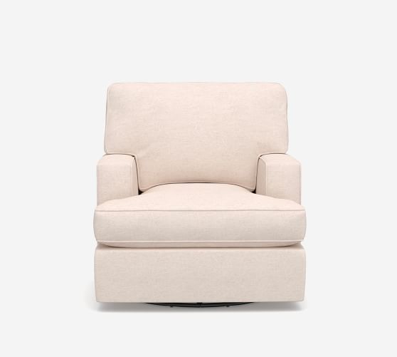 pottery barn buchanan swivel chair