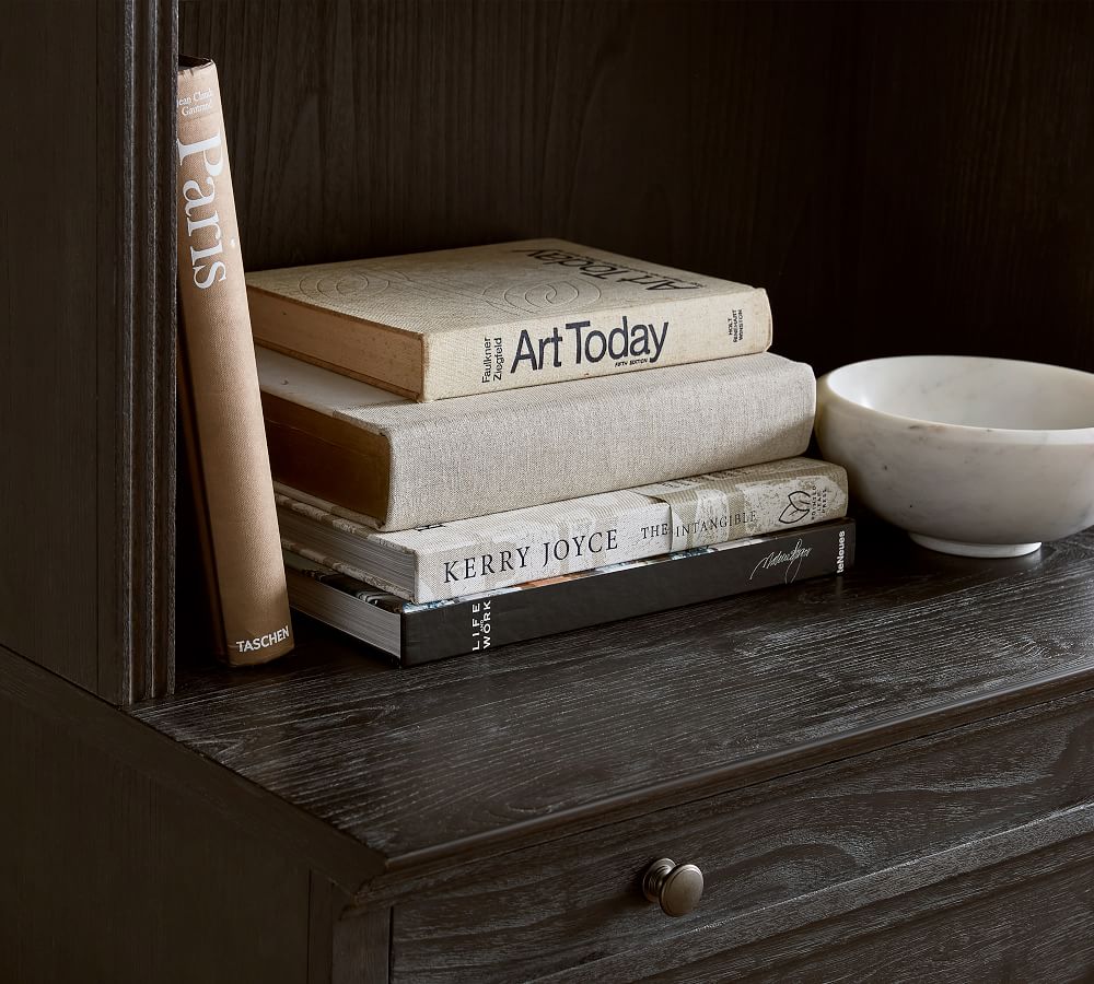 Livingston Storage Bookcase Pottery Barn