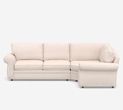 Pearce Roll Arm Upholstered 3-Piece Sectional with Wedge