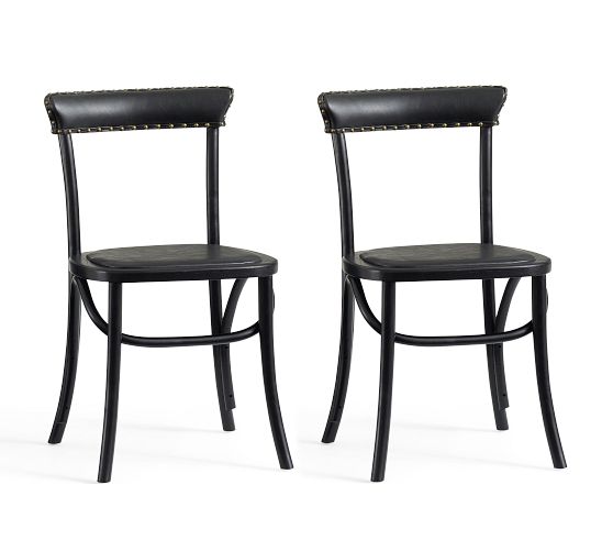 nailhead dining chairs pottery barn