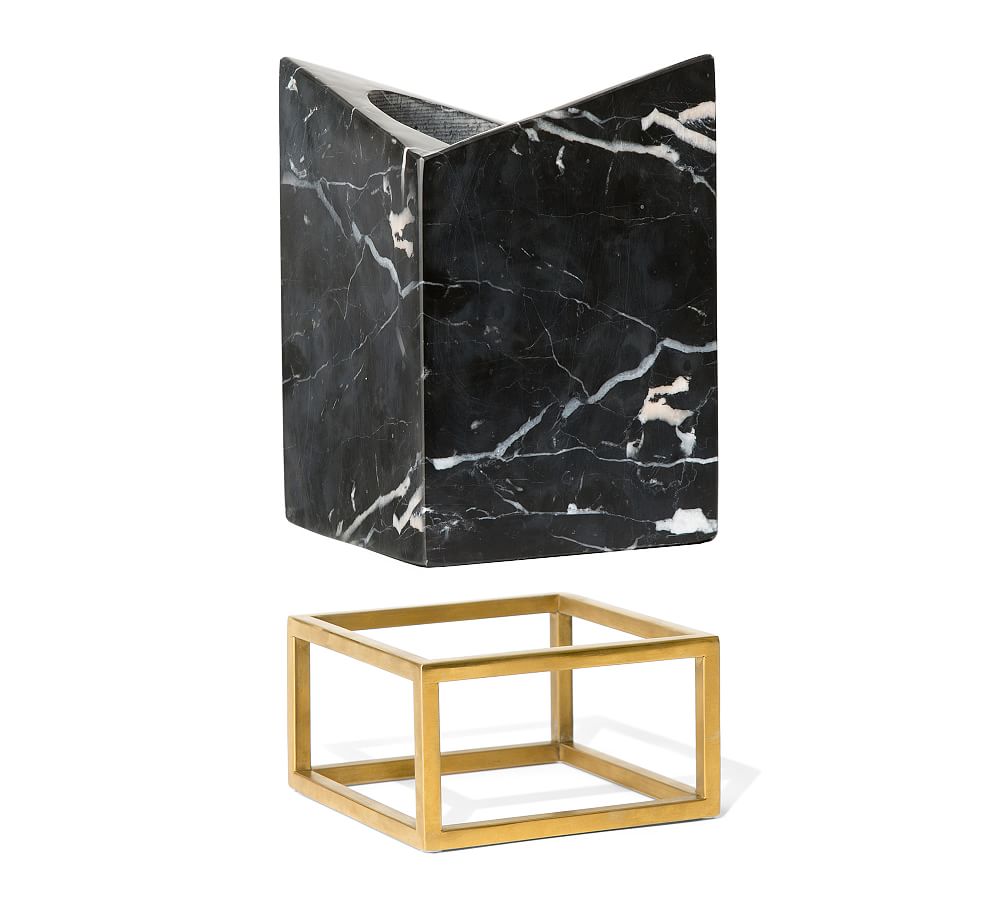 RBT Black Marble Bottle Chiller Pottery Barn
