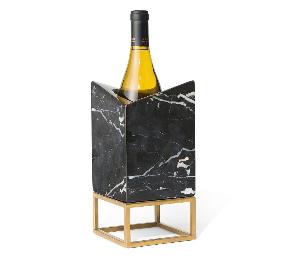 RBT Black Marble Bottle Chiller Pottery Barn