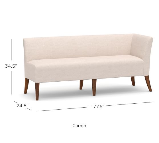 modular upholstered banquette set