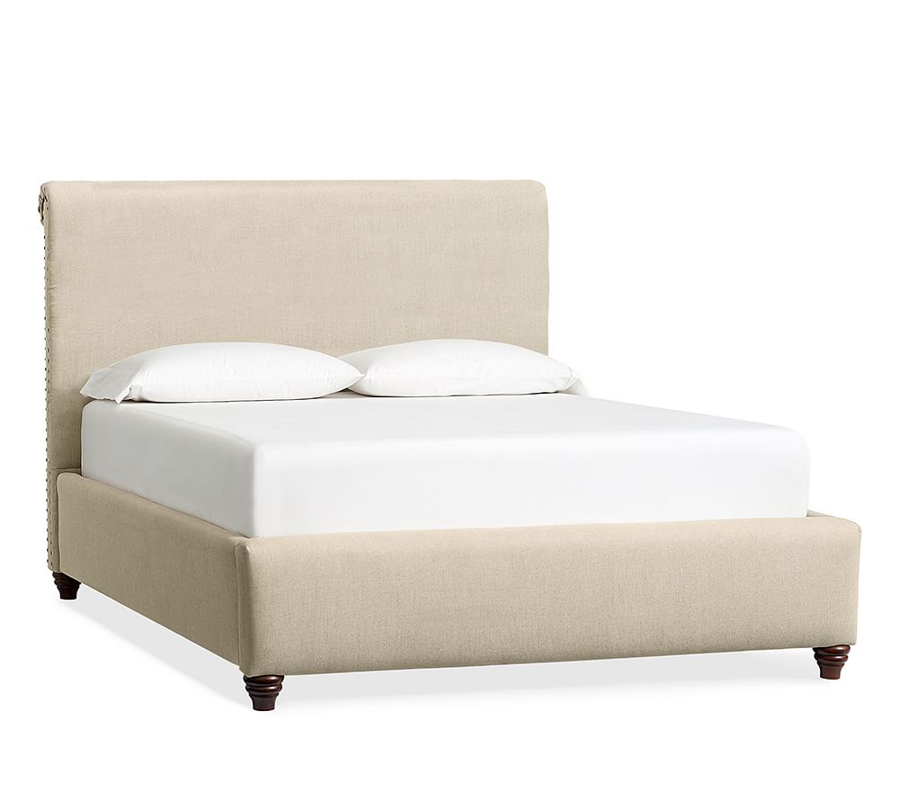 Chesterfield Upholstered Bed | Pottery Barn