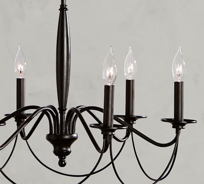 pottery barn graham chandelier