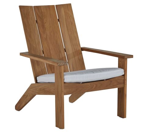 teak adirondack ottoman