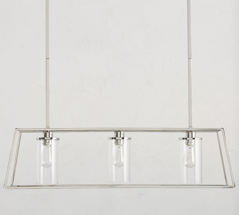 Zaire Chandelier, Polished Nickel Pottery Barn