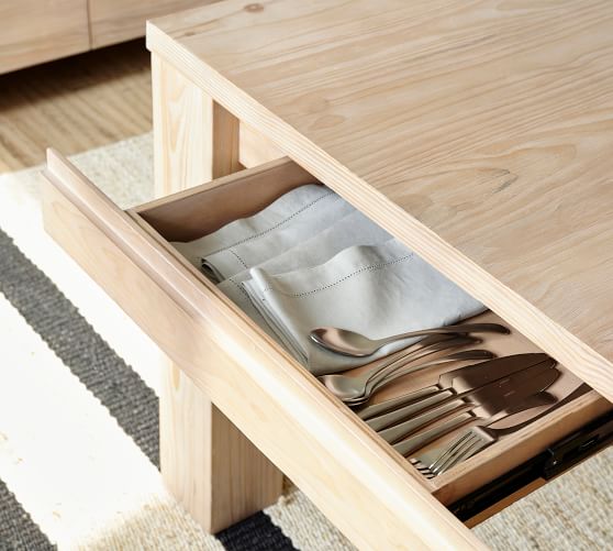 drawer dining table