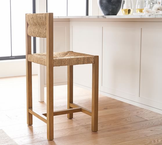 malibu woven counter stool