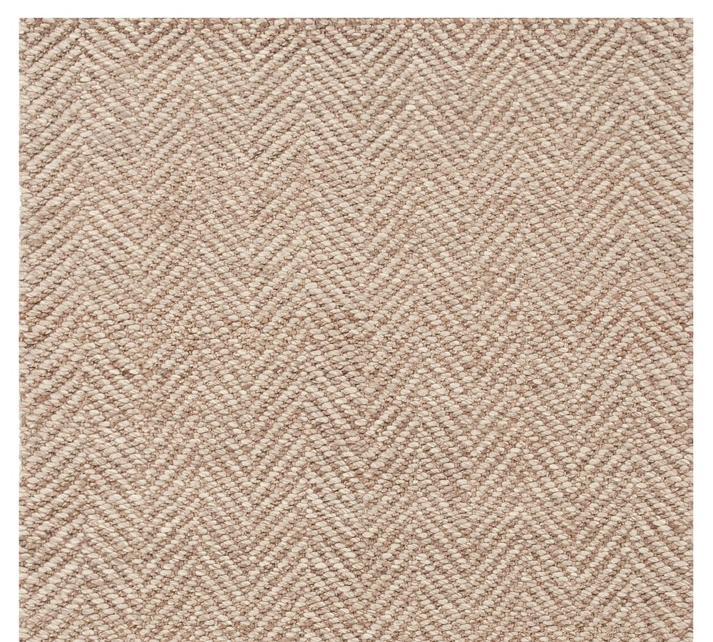 Chevron Handloomed Wool/Jute Rug Pottery Barn