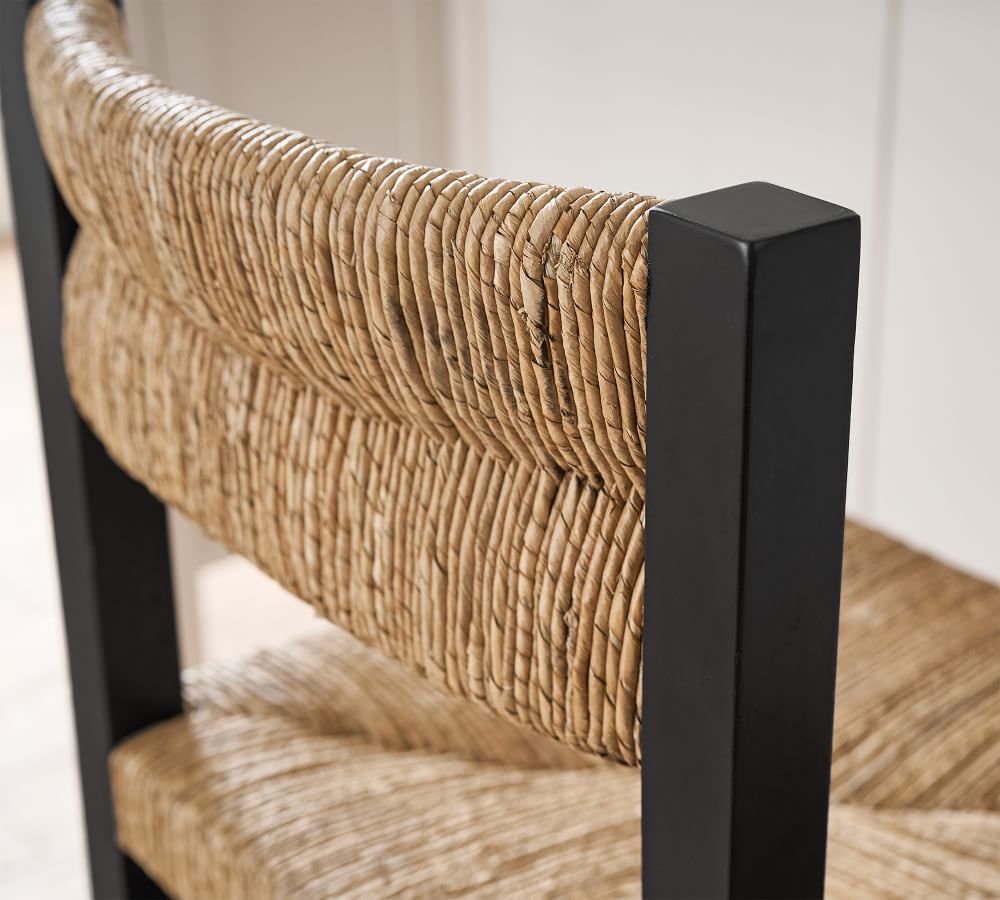 Malibu Woven Bar & Counter Stools Pottery Barn