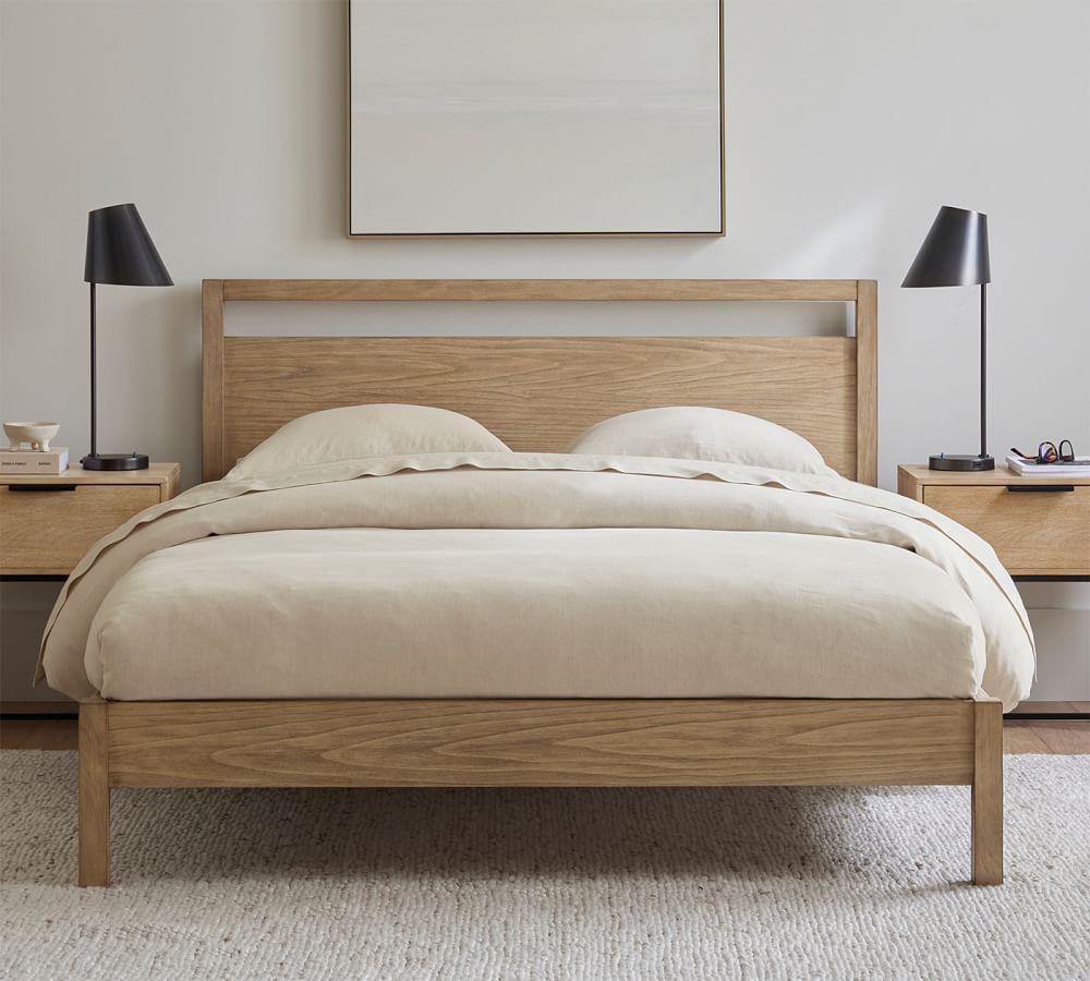 Wood Platform Bed 