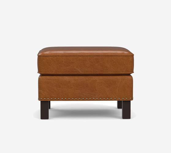 pottery barn leather ottoman craigslist