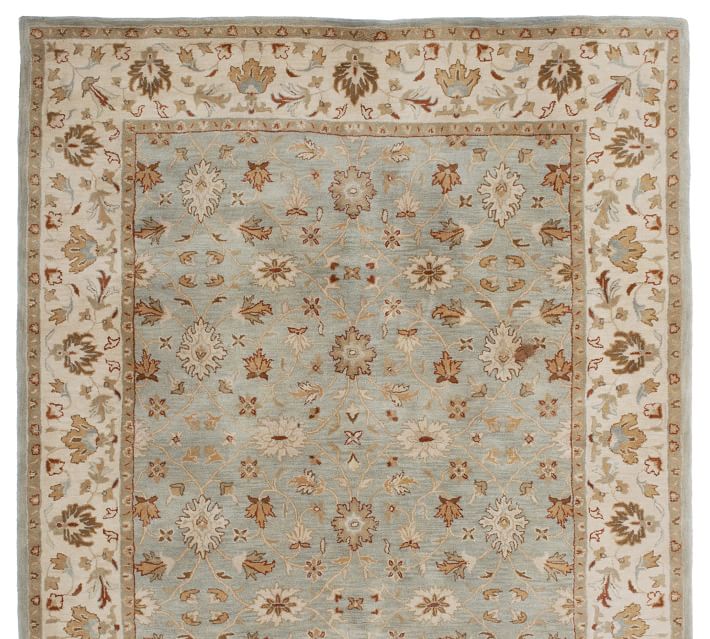 Malika PersianStyle HandTufted Wool Rug Pottery Barn