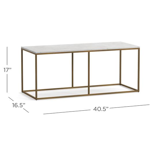 delaney rectangular coffee table