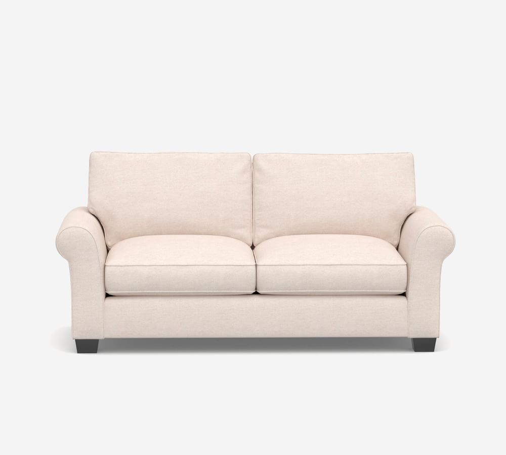 PB Comfort Roll Arm Upholstered Deluxe Sleeper Sofa With Memory Foam