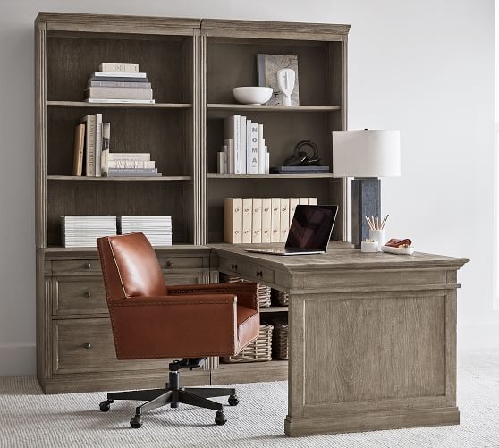 pottery barn peninsula desk