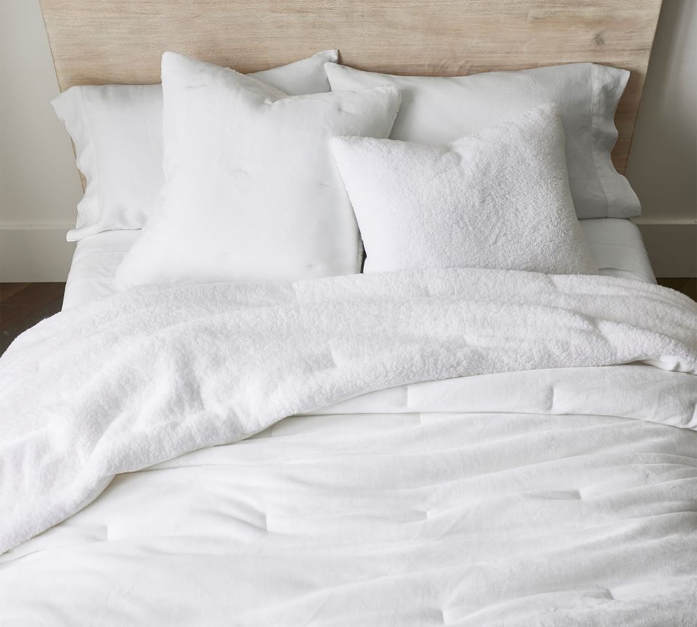 puffy comforter pottery barn