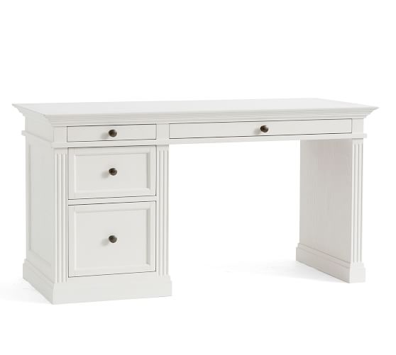 vintage style white desk