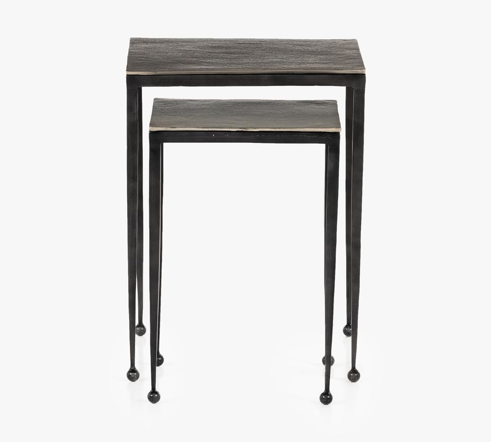 Marrow Metal Nesting End Tables Pottery Barn