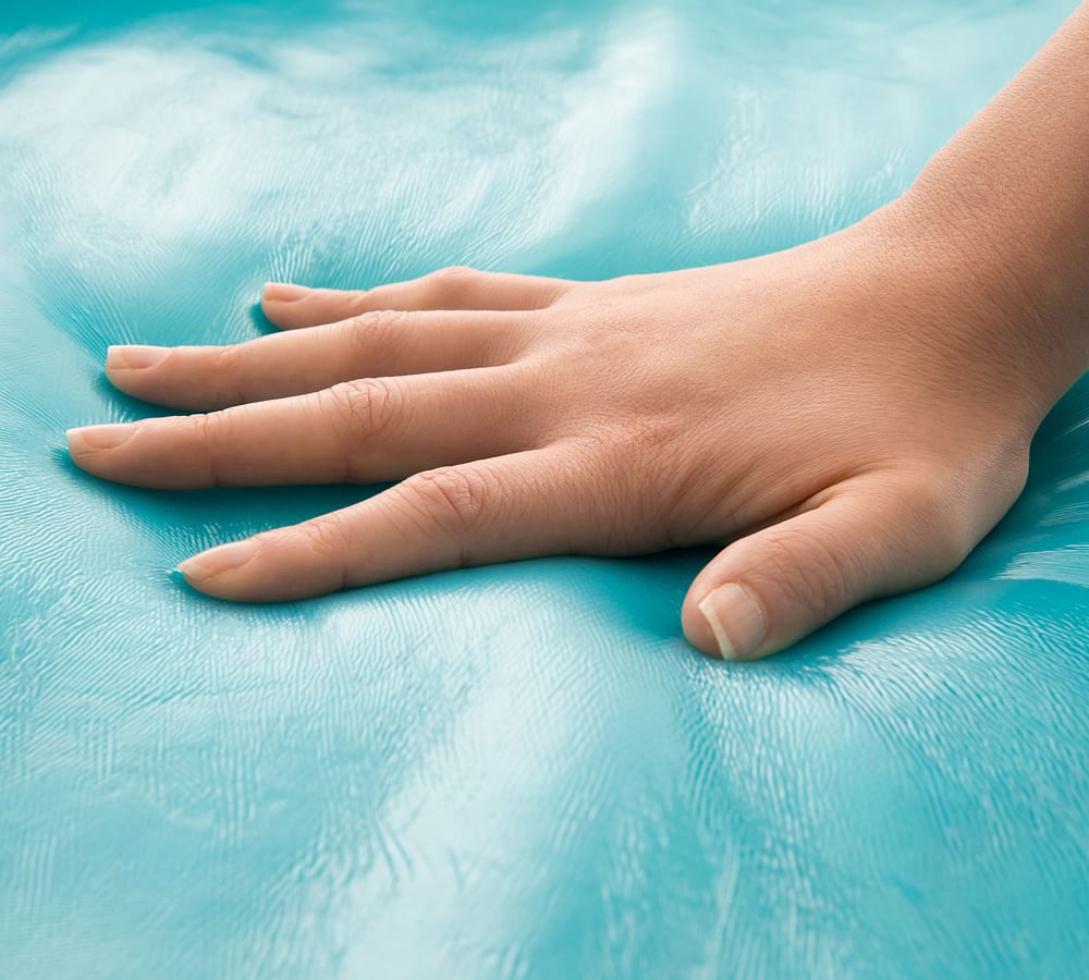 Malouf Isolus 2.5" Gel Memory Foam Mattress Topper Pottery Barn