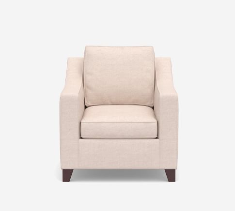 Cameron Slope Arm Deep Seat Slipcovered Armchair | Pottery Barn