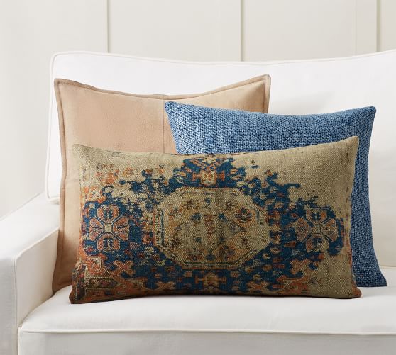 Blue Pillow Cover Pottery Barn