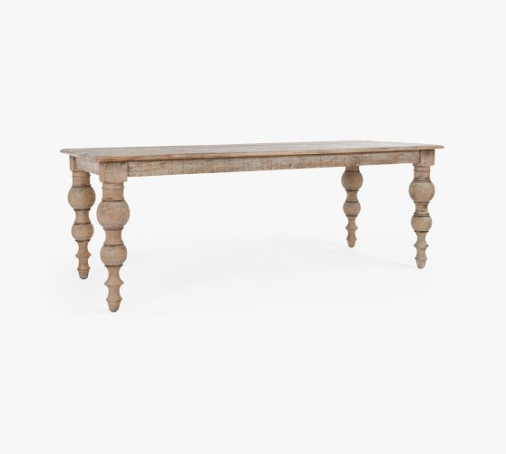 pottery barn bander dining table