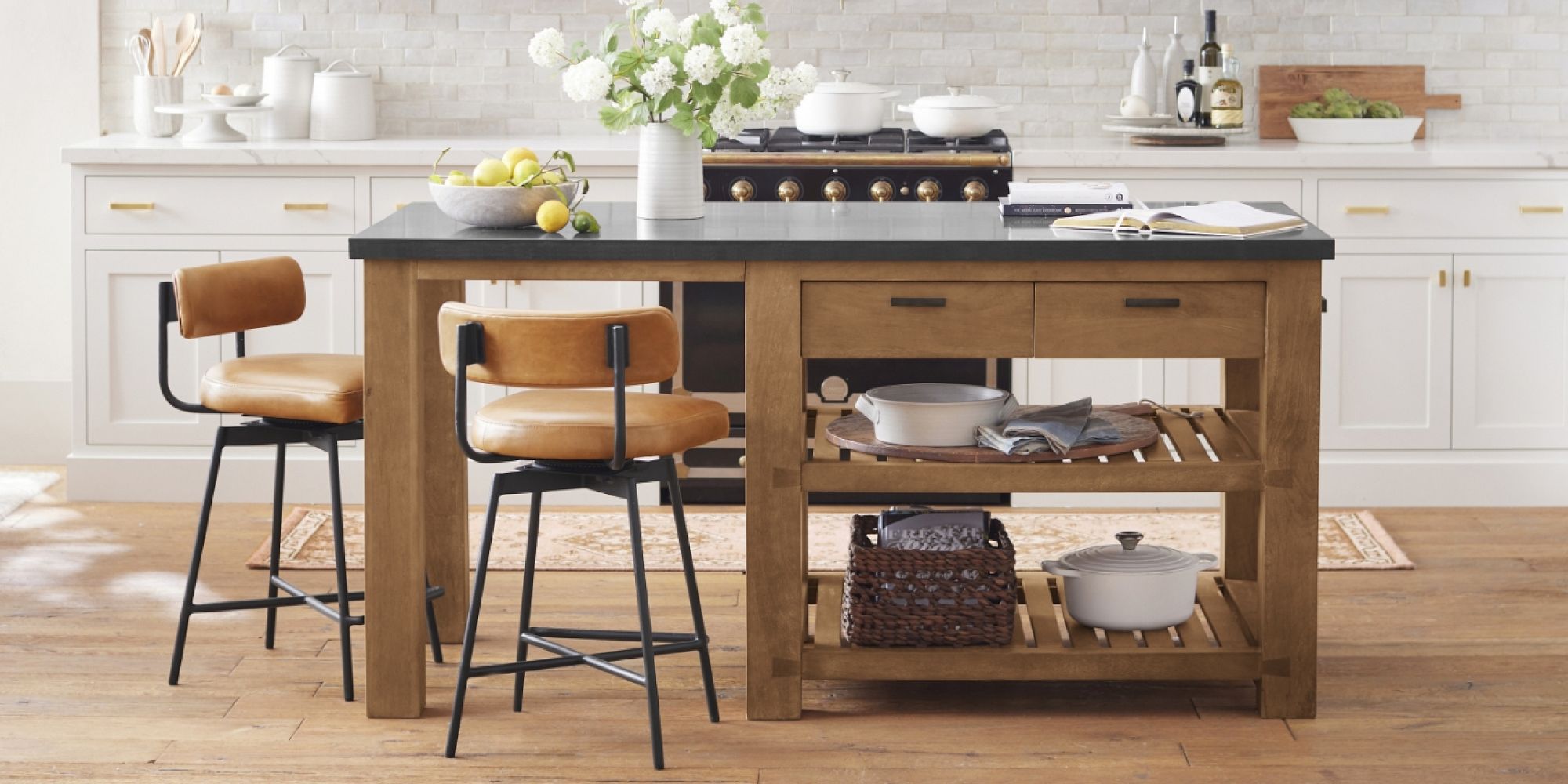 Reed Kitchen Island Pottery Barn