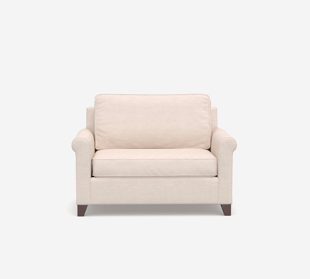 Cameron Upholstered Twin Sleeper Sofa Sofas For Small Spaces Pottery Barn