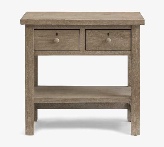 pottery barn farmhouse bedside table