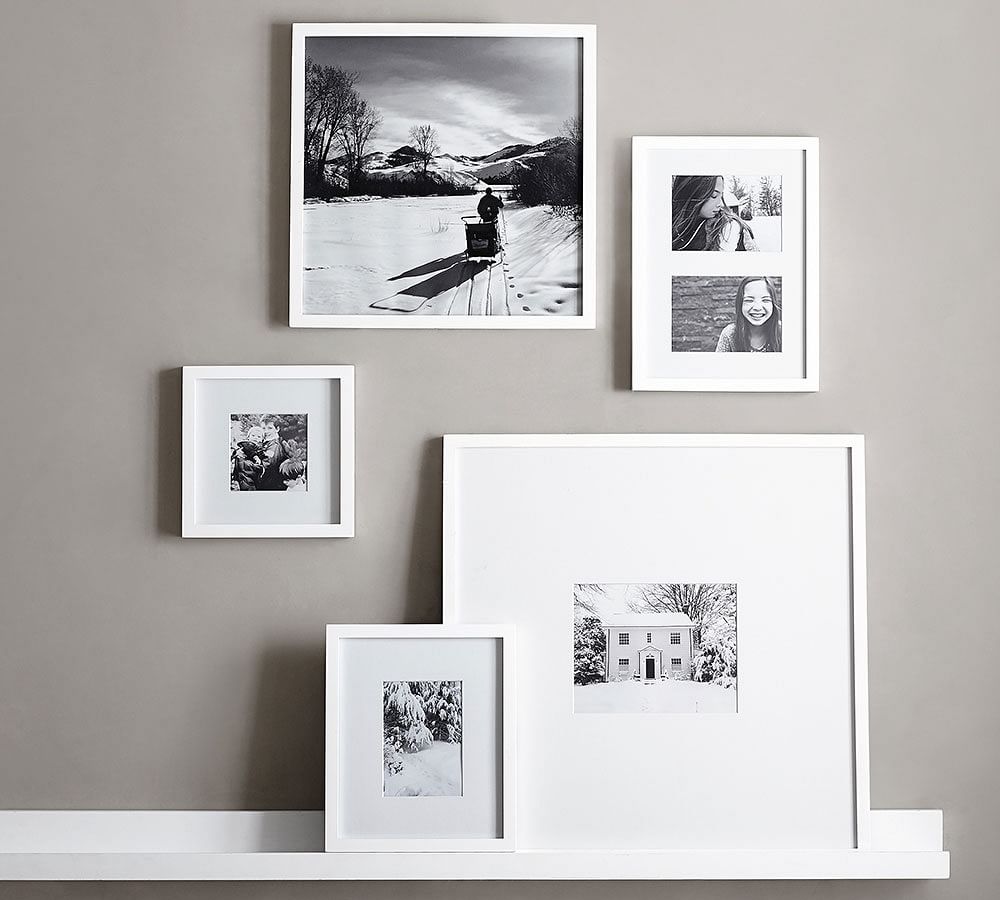 Wood Gallery Single Opening Picture Frames - Black 