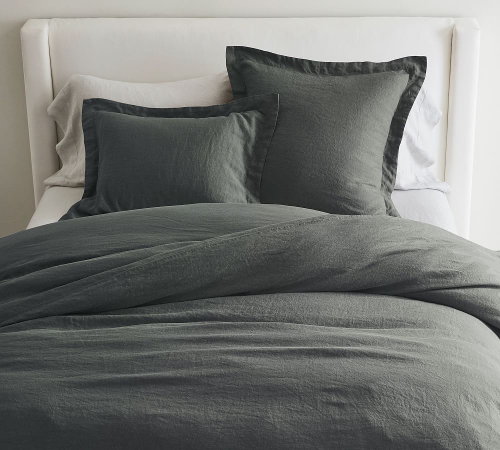 Belgian Flax Linen Duvet Cover | Pottery Barn