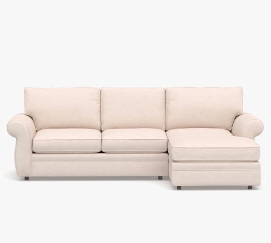 rolled arm chaise