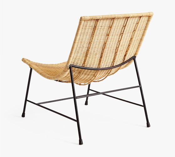 Ojai Woven Scoop Chair Pottery Barn