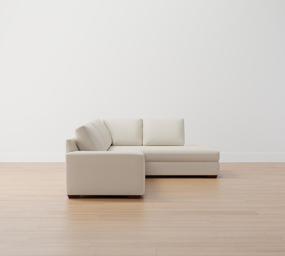 Big Sur Square Arm Upholstered Return Bumper Sectional Pottery Barn