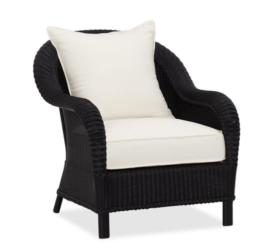 all weather black wicker chairs