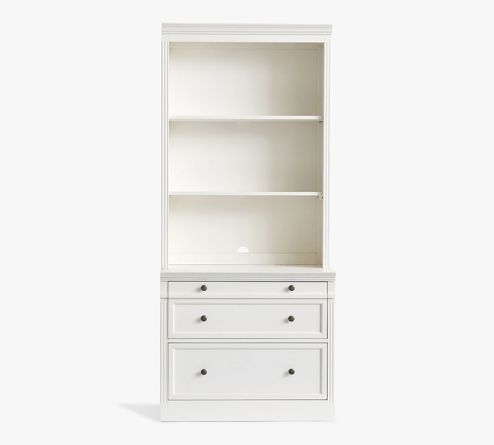 Livingston Storage Bookcase Pottery Barn
