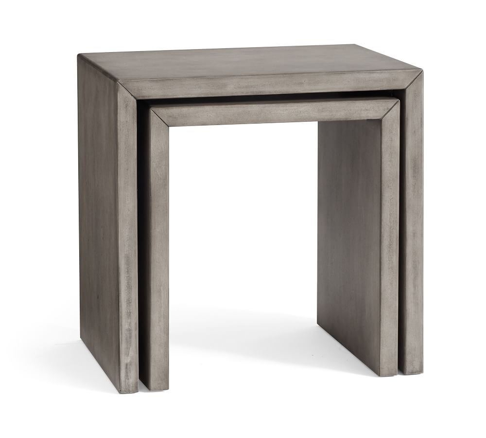 Byron Waterfall Nesting End Tables Pottery Barn