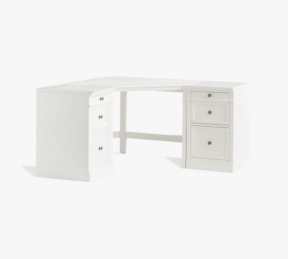 Livingston Corner Desk with Drawers Pottery Barn