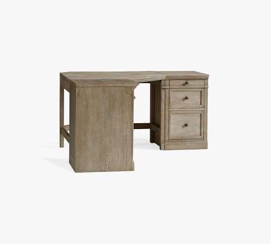 pottery barn livingston corner desk