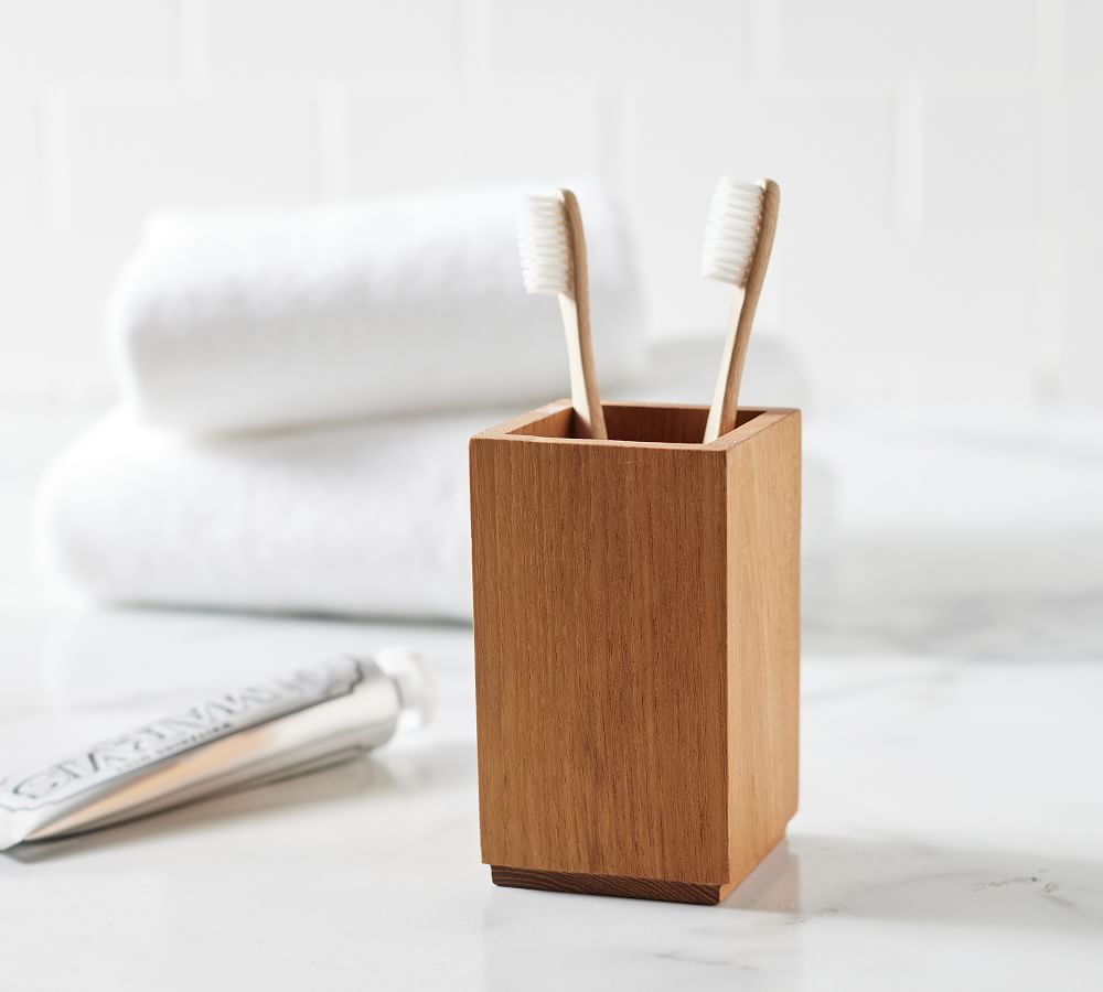 Teak Bathroom Accessories Pottery Barn