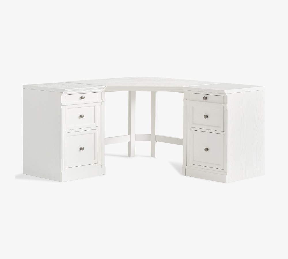 white corner desk pottery barn