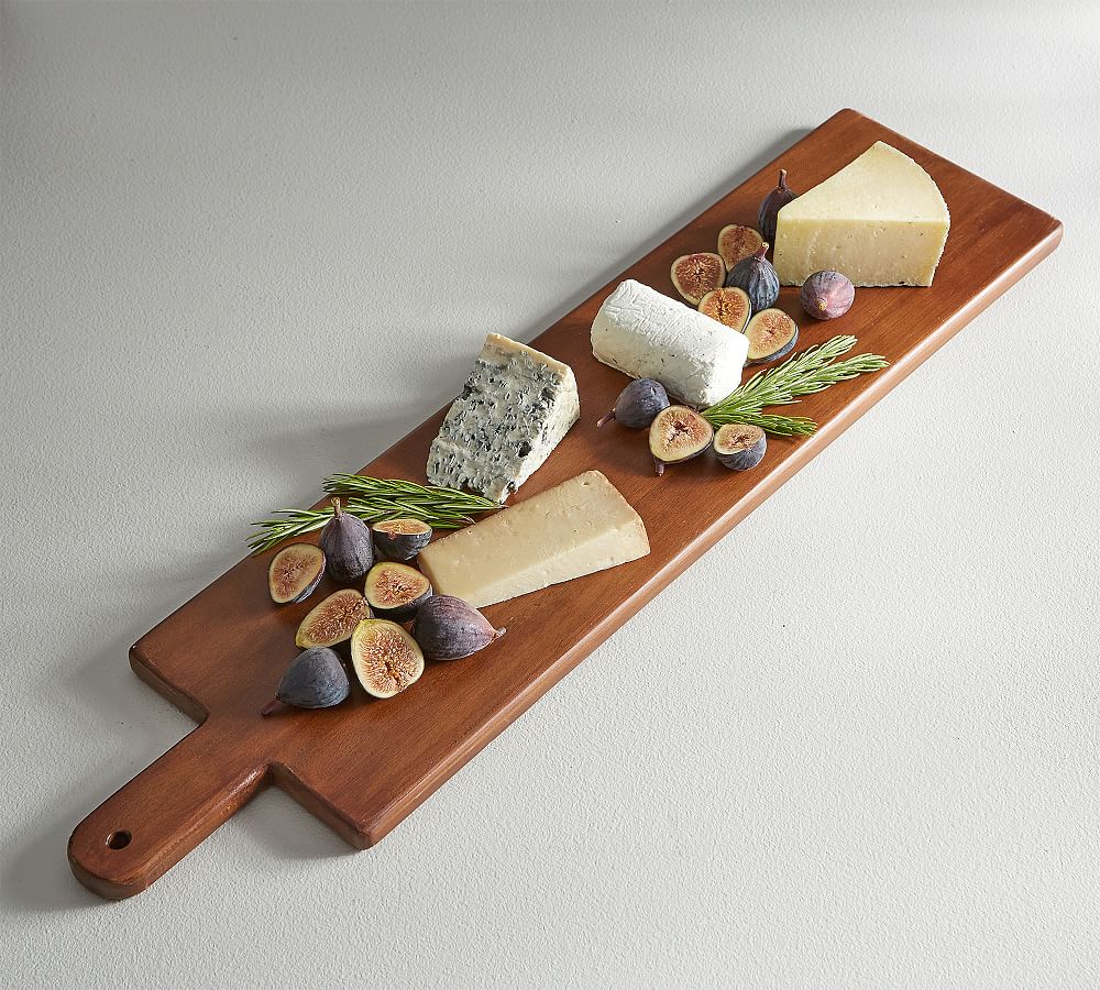 Mango Wood Handled Cheese Board Paddle Pottery Barn