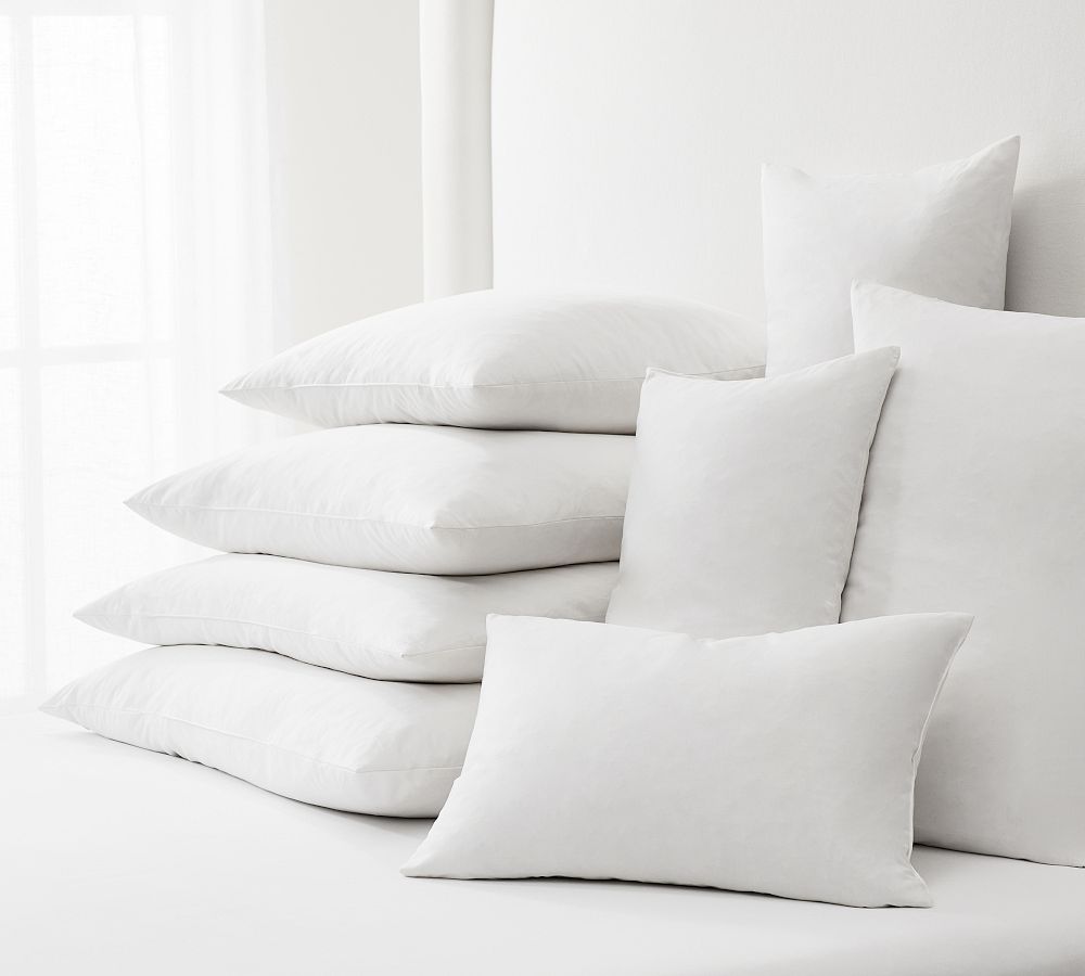 Down Feather Pillow Inserts Pottery Barn