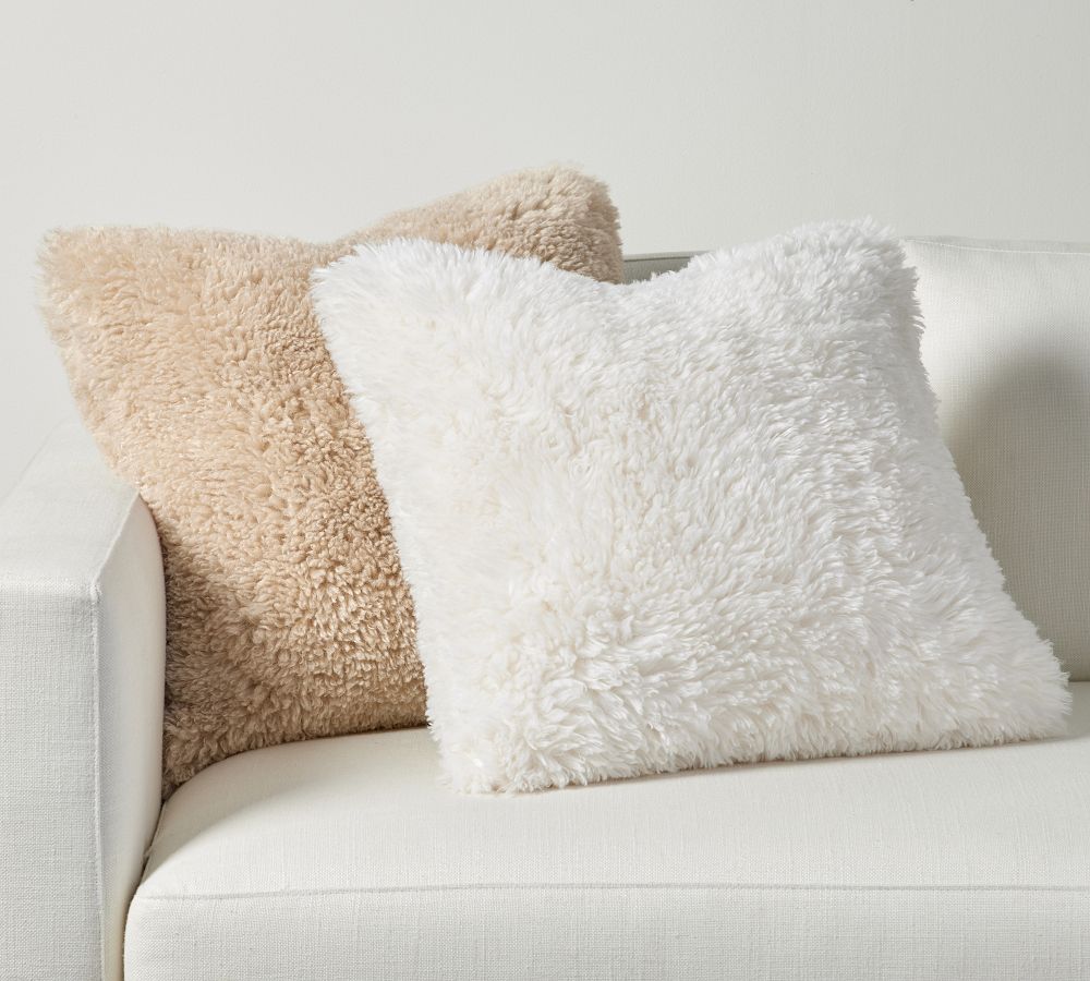 Dream Faux Fur Pillow Cover Pottery Barn