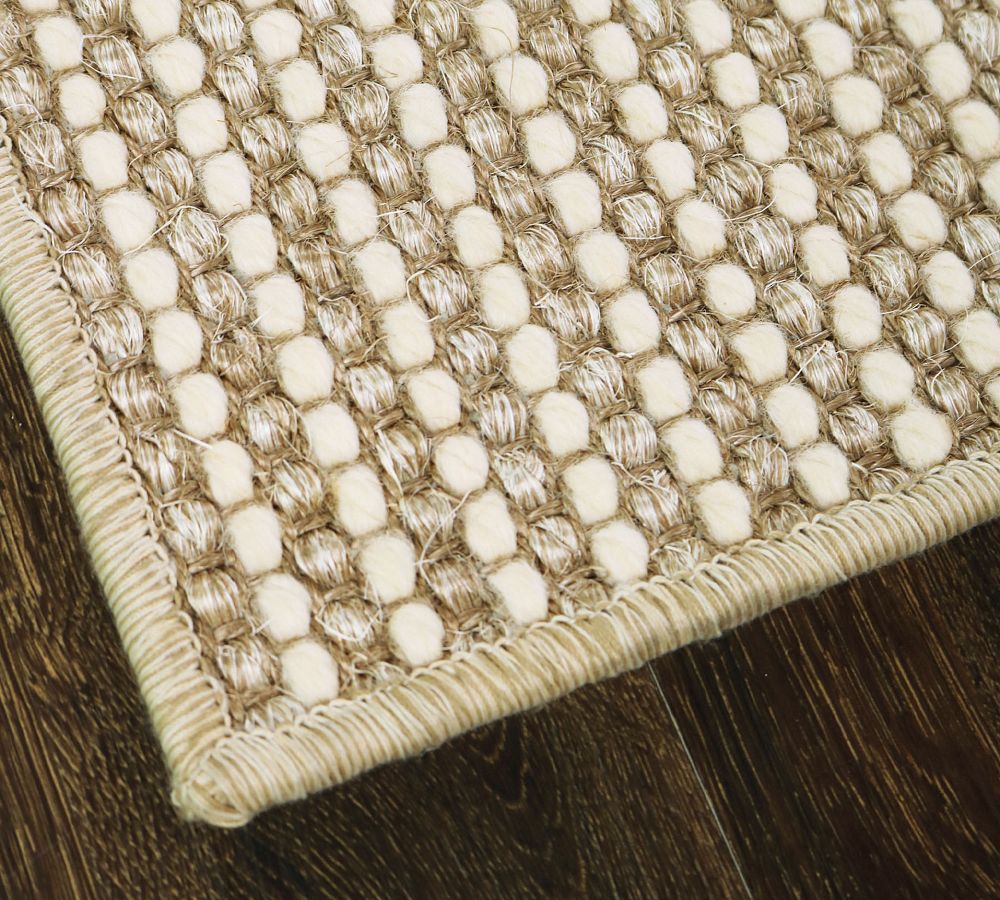 Custom Wool Sisal Natural Fiber Rug Pottery Barn