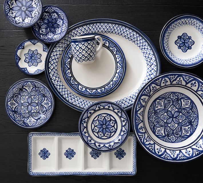 Medina Stoneware Dinnerware Collection Pottery Barn