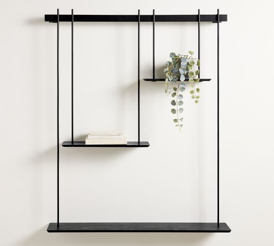 OPEN BOX Temple Street Hanging Wall Shelf Pottery Barn