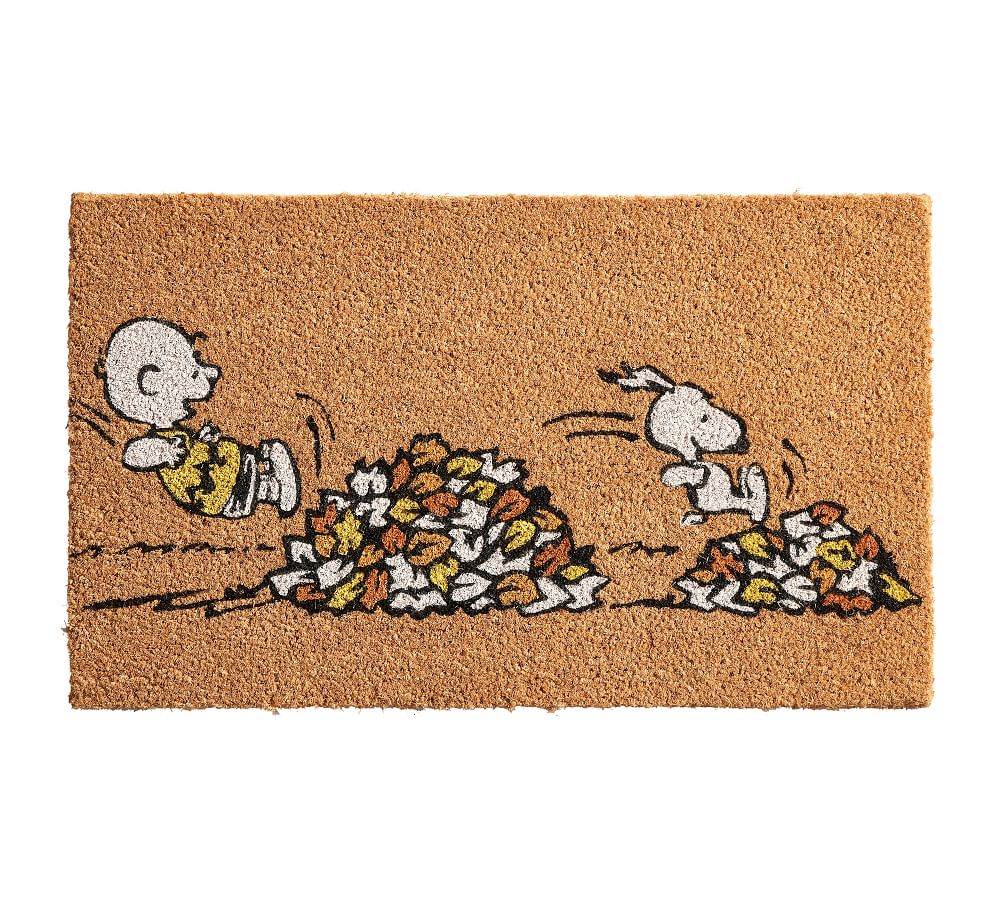 Peanuts™ Fall Is Here Doormat Pottery Barn